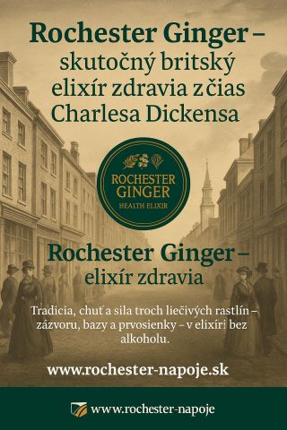Rochester Ginger – skutočný britský elixír zdravia z čias Charlesa Dickensa 🇬🇧 V časoch, keď po londýnskych uliciach...