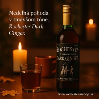 🍂 Nedeľná pohoda s Rochester Dark Ginger 🕯️ Nedeľa. Čas spomaliť, zahriať sa a vychutnať si chvíľu ticha. 🍷 Rochester Dark...