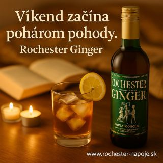 🌙 Víkend začína pohárom pohody. Keď sa končí pracovný týždeň, je čas spomaliť a dopriať si niečo výnimočné. Rochester...