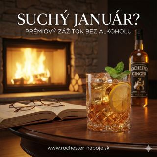 Držíte tento mesiac "Suchý január"? 🚫🍷 Vzdať sa alkoholu neznamená vzdať sa zážitku z chuti! Rochester Ginger ponúka...